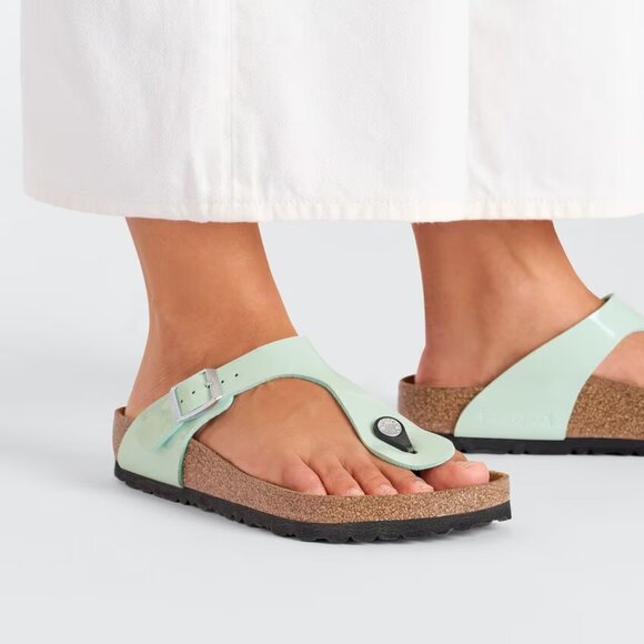 NEW Birkenstock Made in Germany Gizeh Sandals For Women Matcha 252